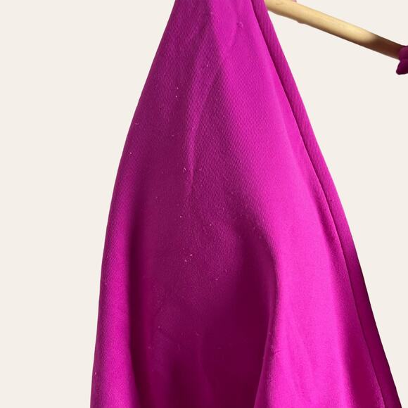 Seafolly Magenta Deep V One Piece Malliot Swimsuit Size 12 - Picture 6 of 10